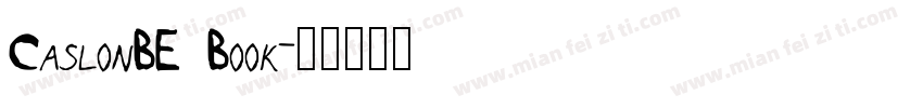 CaslonBE Book字体转换